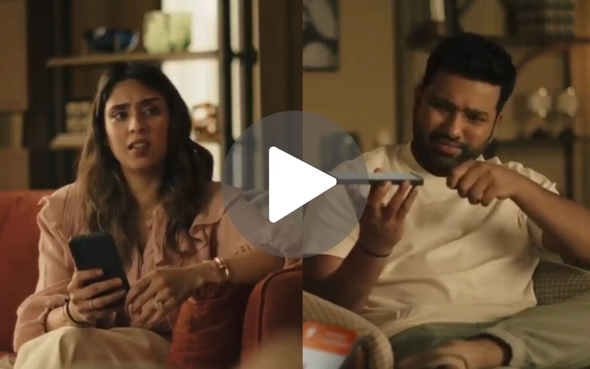 [Watch] Ritika Sajdeh Decodes Rohit Sharma's 'Woh-Woh' Gesture; Video Goes Viral